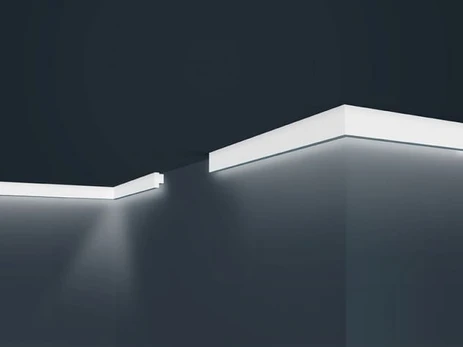 Apdailos juostelė Marbet E-44 LED, balta, 2 m x 20 mm