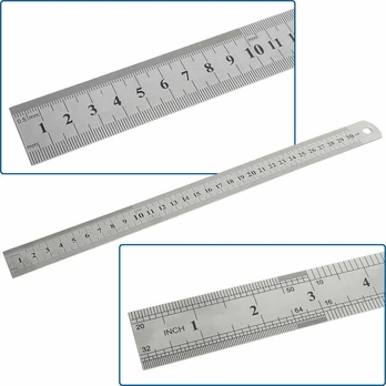 GEKO LINIJUOTĖ IŠ NERŪDIJANČIO PLIENO 300mm