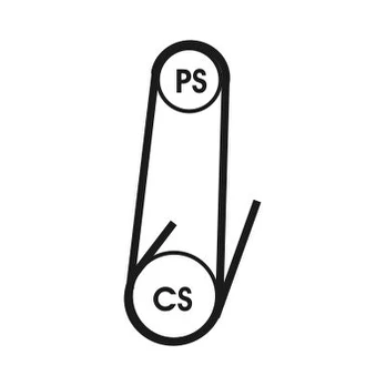 V formos rumbuoti diržai CONTINENTAL CTAM 4PK1102 ELAST