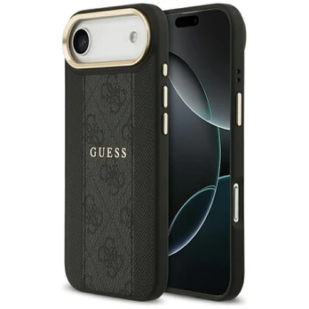 Dėklas Guess 4G Stripe MagSafe do iPhone Air juoda