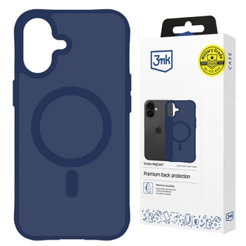 Dėklas 3Mk Protection 3mk Smoke MagCase for iPhone 17 - Mėlyna-Translucent