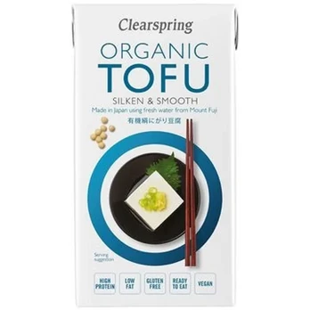 Ekologiškas šilkinis tofu CLEARSPRING, 300 g