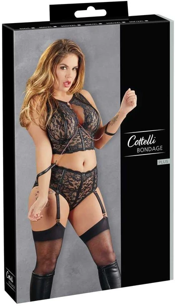 Cottelli Bondage Bra Set Bondage 95D/2XL