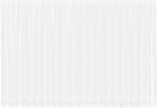 Nėrinių Užuolaida Balta 600 x 220 cm Poliesteris