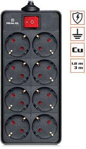 Ilgiklis Real-el RS-8 Protect 3 m