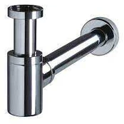 LINEIS MINI TRAP FOR SHORT DESIGN WASHBASIN CHROME
