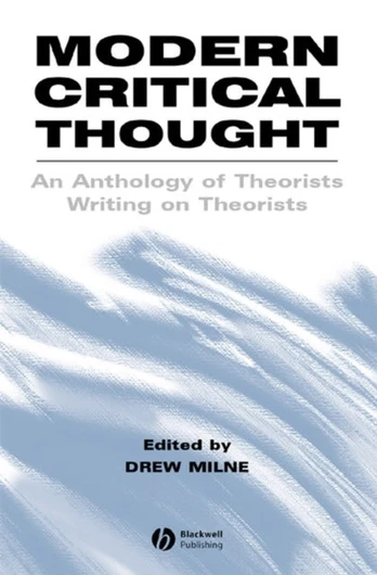 Modern Critical Thought