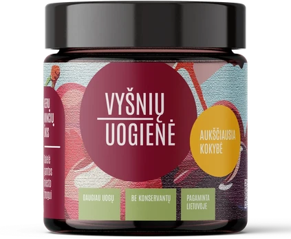 Vyšnių uogienė, 220g