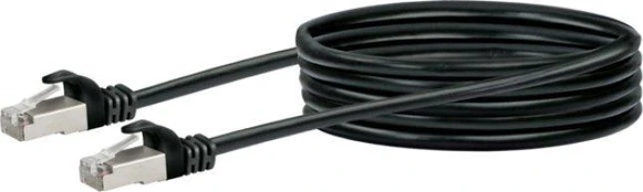 Schwaiger CAT6 Netzwerkkabel , S/FTP, 2,5m, juodas