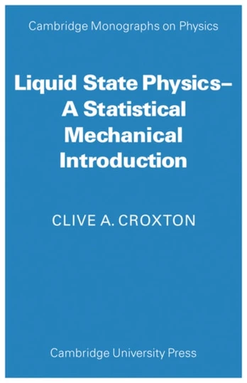 Liquid State Physics