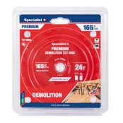 SPECIALIST+ pjovimo diskas Demolition 165x24Tx20mm kaina