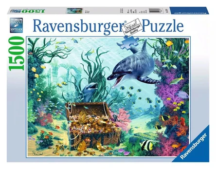 Ravensburger dėlionė „Delfinų lobis“, 1500 det.