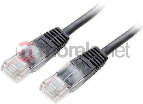 Equip Patchkabel Cat6 U/UTP 2xRJ45 5.00m juodas Polybeutel