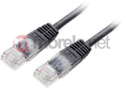 Equip Patchkabel Cat6 U/UTP 2xRJ45 5.00m juodas Polybeutel kaina