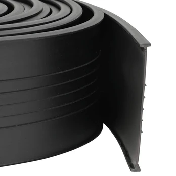 Garažo durų sandarinimas Juoda 70 x 6 mm 2,5 m PVC