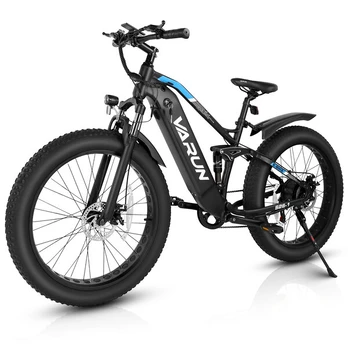 Elektrinis kalnų dviratis VARUN S26-1 26", juodas