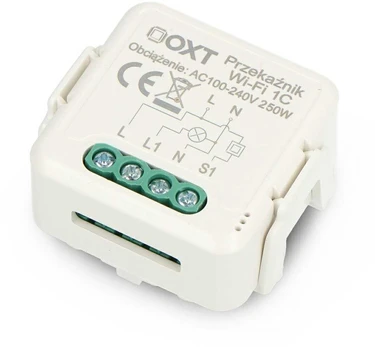 Tuya – vieno kanalo mini WiFi relė – Android/iOS programa – OXT T221