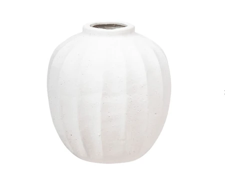 Vaza, 28 cm, balta