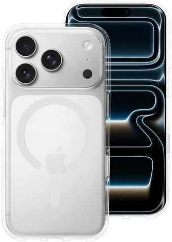 FORCELL F-PROTECT Clear Hybrid Premium case compatible with MagSafe for IPHONE 17 PRO MAX transparent
