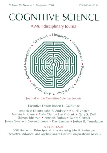 2004 Rumelhart Prize Special Issue Honoring John R. Anderson - Kietas viršelis