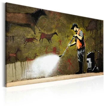 Artgeist Paveikslas - Cave Painting by Banksy