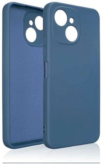 Dėklas Beline Silicone Tecno Spark 40C mėlynas