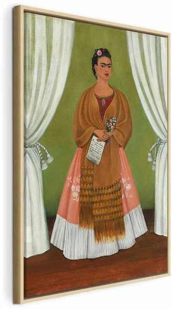 Artgeist Paveikslas - Frida Kahlo – Self-Portrait Dedicated to Leon Trotsky