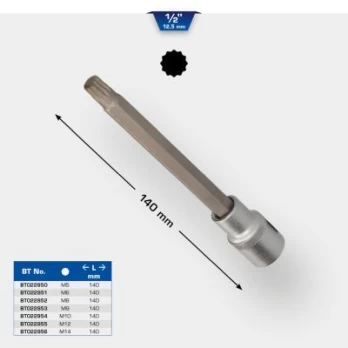 Šešiakampio lizdo komplektas KS TOOLS BT022956