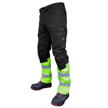 Softshell kelnės Mercury, geltona/juoda C44, Pesso