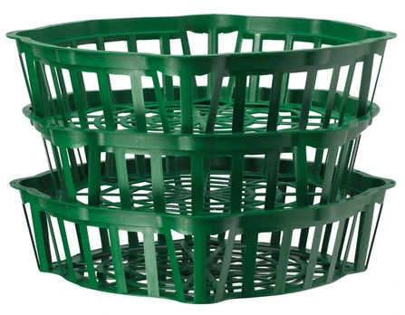 Vazonas Diana, plastikinis, Ø 30 cm, žalias