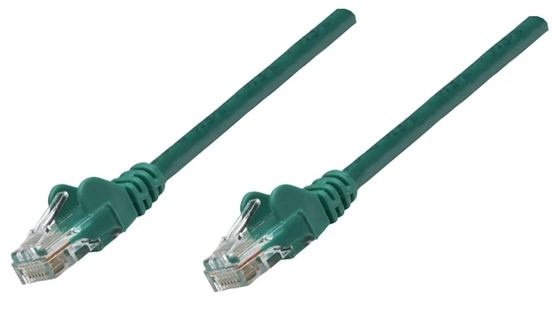 Intellinet Network Solutions Kabelis RJ-45, Cat6a, CU, S/FTP, 0.25m, žalia 737043