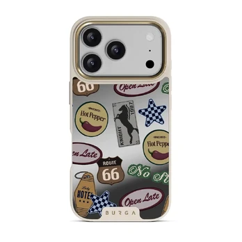 Open Late - iPhone 17 Pro Case, Elite Mirror Light (MagSafe) / Gold