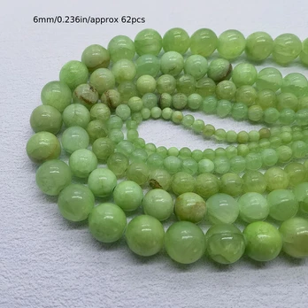 Kalcedono akmenukai, 6mm/approx 62pcs