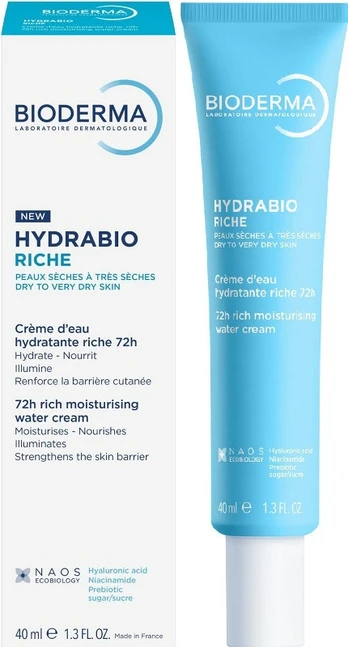 Bioderma HYDRABIO RICA moisturizing cream creamy texture 40 ml