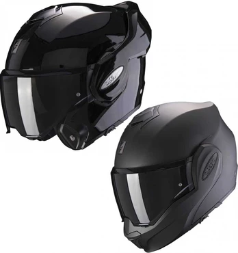 Atverčiamas šalmas Scorpion Exo-Tech Evo Solid