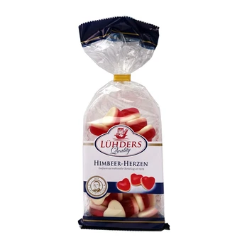 Avietinės širdelės su vanile, 200 g