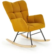 Fotelis VASCO rocking chair, mustard kaina