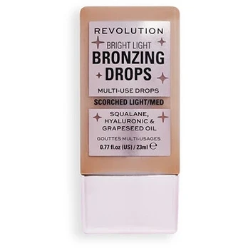 Makeup Revolution Light/Med Bronzing Drops – bronzuojantys lašai, 23 ml