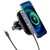 Įkroviklis Hoco CA90 15W MagSafe, Qi Wireless, juoda, 15 W kaina