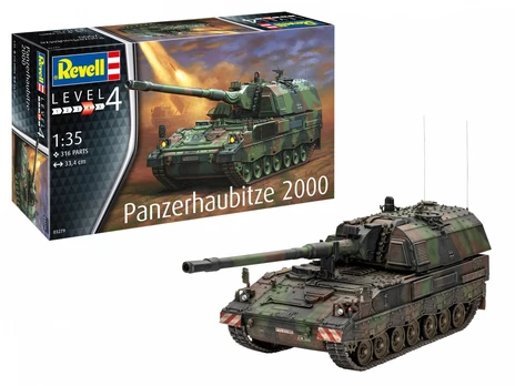 Konstruktorius Revell - Panzerhaubitze 2000, 1/35, 03279, 8 m.+