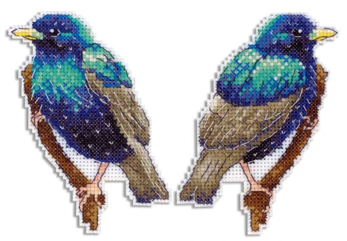 Cross stitch kit "A starling" SR-946