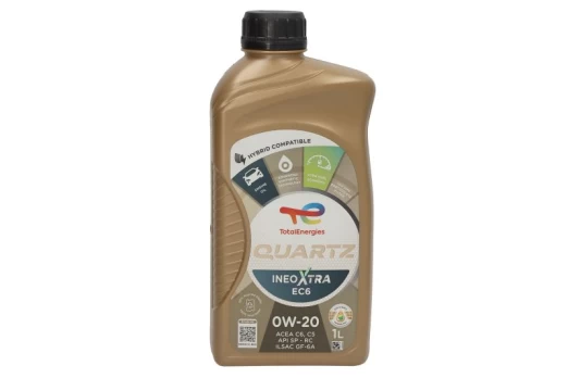 Variklių alyva TOTAL QUARTZ XTRA EC6 0W20 1L