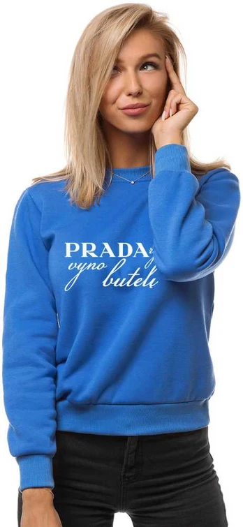 Moteriškas mėlynas džemperis Prada
