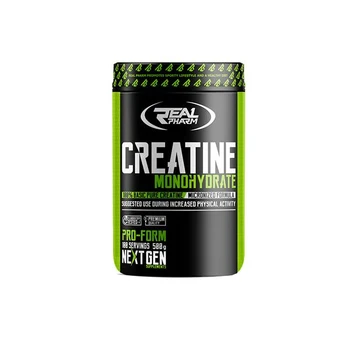 REAL PHARM Creatine Monohydrate - 500g Apelsinas