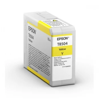 Epson T8504 Ink Cartridge, Yellow | C13T850400