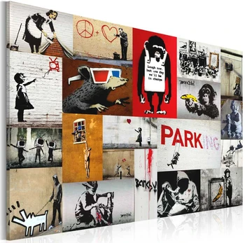 Artgeist Paveikslas - Banksy - collage
