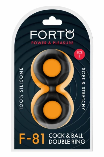 FORTO F-81 Double Ring 51mm Black Premium Silicone System