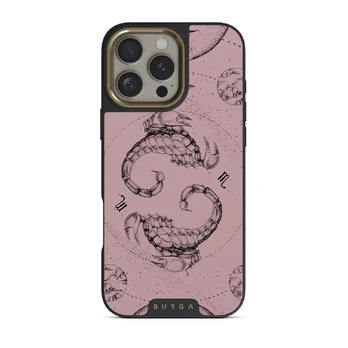 Scorpio - iPhone 16 Pro Case, Elite Dark (MagSafe) / Gold / Pink