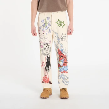 RIPNDIP Travis Pants Off White - Dydis S (RNDSPR24119 Kelnės)