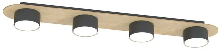 Pakabinamas šviestuvas DIAZ 4 BL WOOD